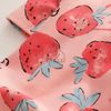 Áo liền chân trái dâu Straw berry cho chó mèo