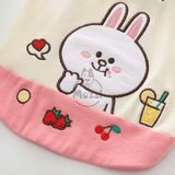  Áo 3 lỗ thêu hình gấu thỏ cho chó mèo 