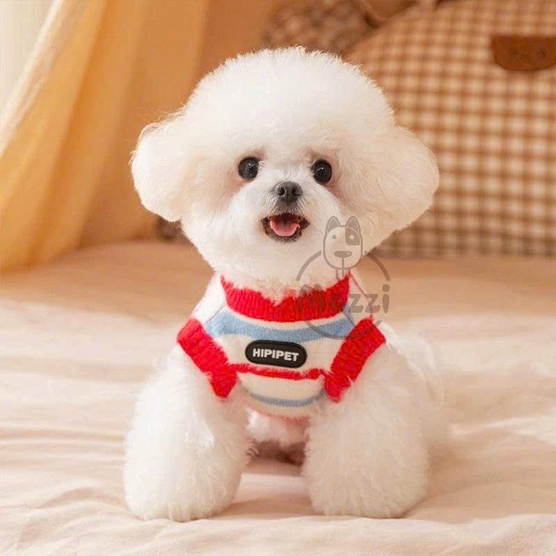 Áo len sọc ngang Trend New Classic cho chó mèo