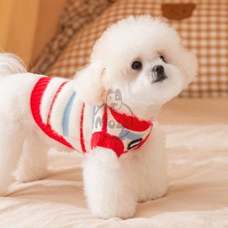Áo len sọc ngang Trend New Classic cho chó mèo
