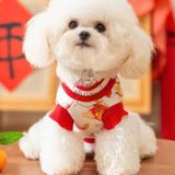  Áo len Cardigan hình con rắn có túi cho chó mèo 