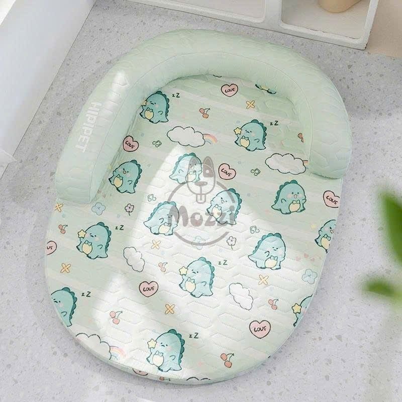 Nệm thảm mát Hipipet có thành gối đầu cho chó mèo