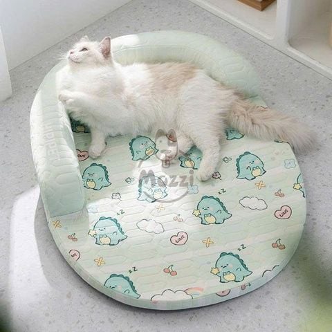  Nệm thảm mát Hipipet có thành gối đầu cho chó mèo 