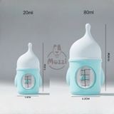  Bình bú sữa silicon chống sặc cao cấp cho chó mèo 