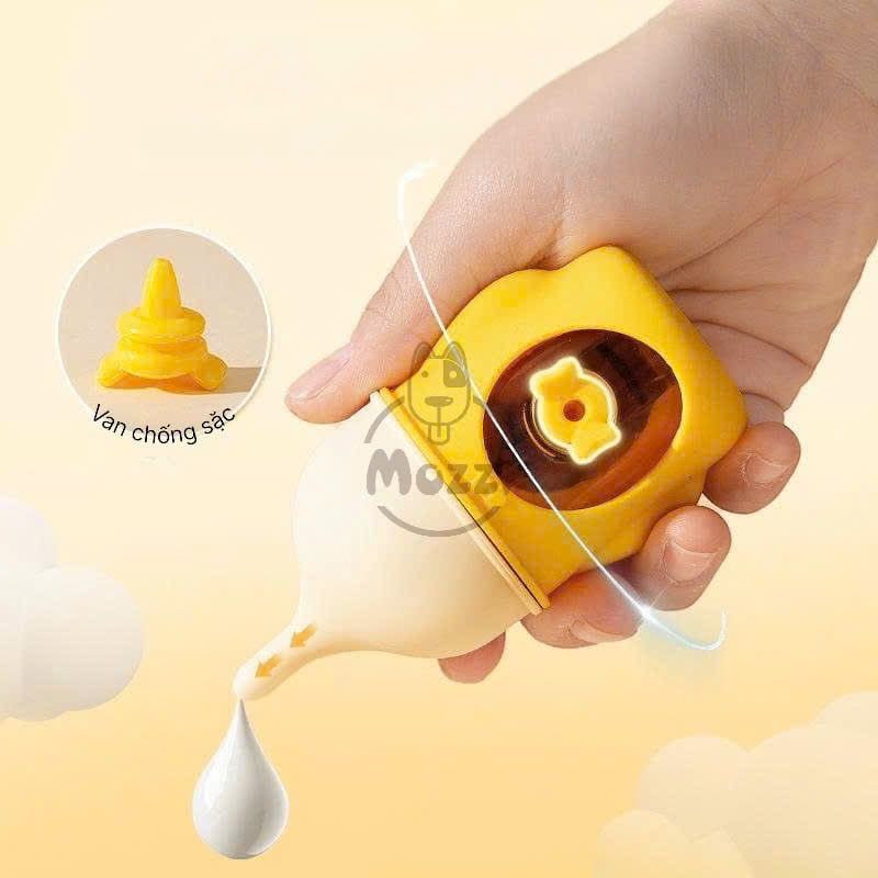 Bình bú sữa silicon chống sặc cao cấp cho chó mèo