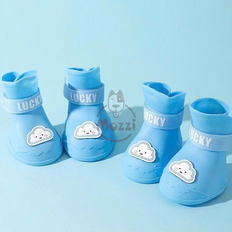 Giày cao su Lucky đi mưa chống nước cho chó lớn