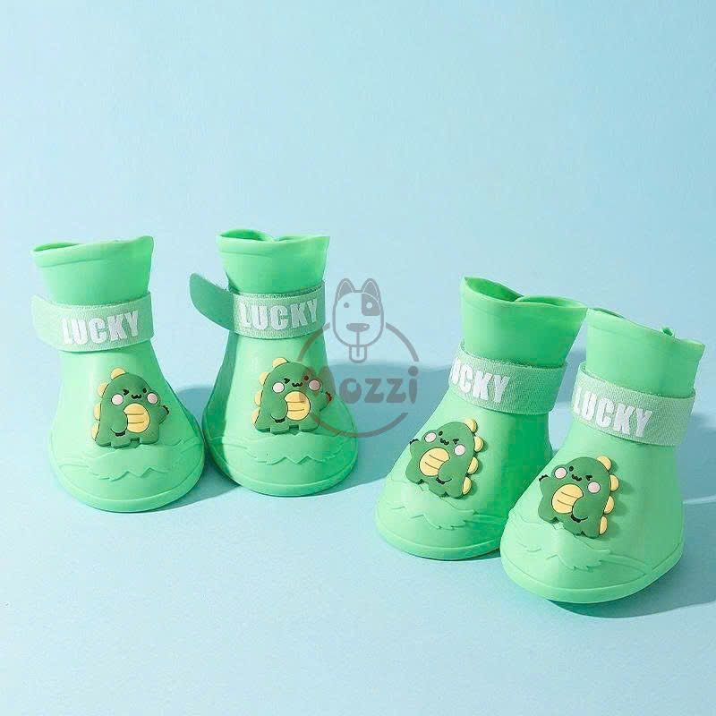 Giày cao su Lucky đi mưa chống nước cho chó lớn