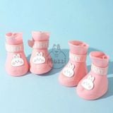  Giày cao su Lucky đi mưa chống nước cho chó lớn 