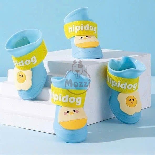 Giày cao su Hipidog Boots đi mưa chống ướt cho chó mèo