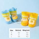  Giày cao su Hipidog Boots đi mưa chống ướt cho chó mèo 