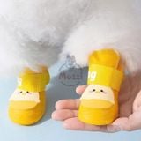  Giày cao su Hipidog Boots đi mưa chống ướt cho chó mèo 