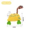 Đồ chơi gặm vải nhung dây thừng âm thanh cho chó