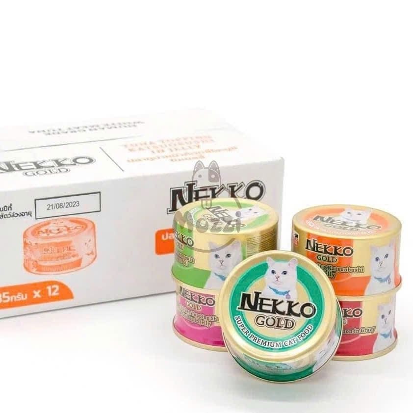Pate cho mèo Nekko Gold lon 85gr