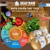 [4 LON TẶNG MUỖNG NGẪU NHIÊN]Pate thịt tươi Catidea Real and Raw cao cấp cho mèo