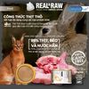 [4 LON TẶNG MUỖNG NGẪU NHIÊN]Pate thịt tươi Catidea Real and Raw cao cấp cho mèo