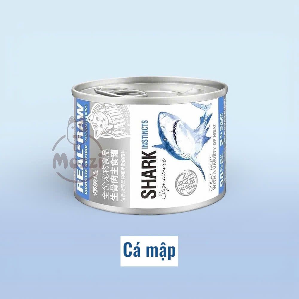 [4 LON TẶNG MUỖNG NGẪU NHIÊN]Pate thịt tươi Catidea Real and Raw cao cấp cho mèo