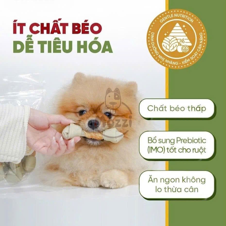 Snack cho chó Jireho Xương quấn gà không chứa Gluten