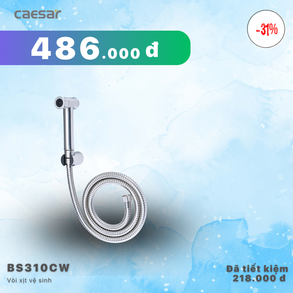 Khuyến mãi ưu đãi Vòi xịt vệ sinh - BS310CW