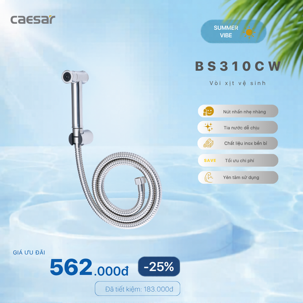 Khuyến mãi ưu đãi Vòi xịt vệ sinh - BS310CW
