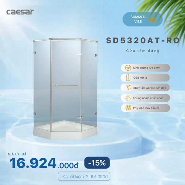  Khuyến mãi ưu đãi Cửa Tắm Đứng - SD5320AT - RO 