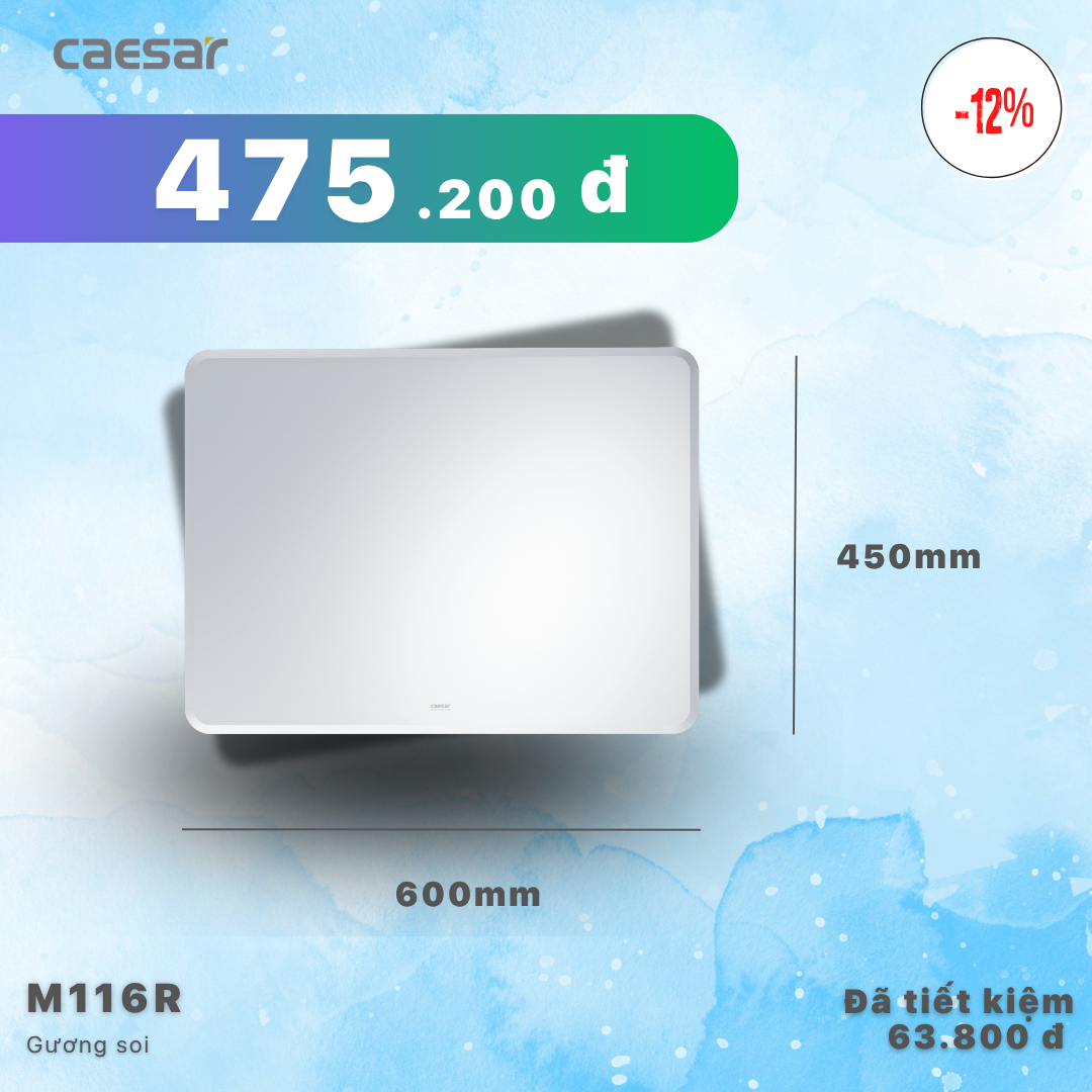  Khuyến mãi ưu đãi Gương phòng tắm - M116R 
