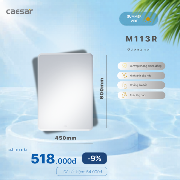 Khuyến mãi ưu đãi Gương phòng tắm - M113R