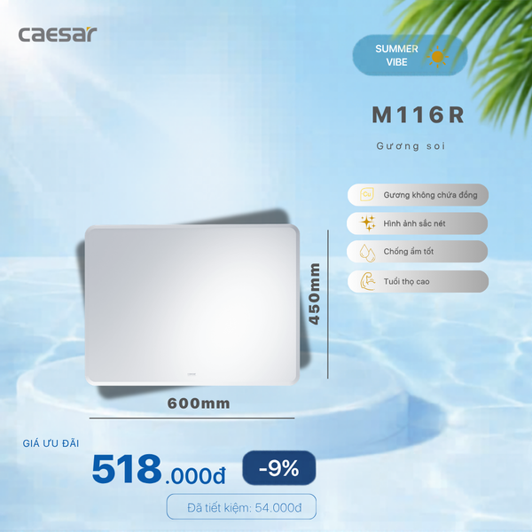 Khuyến mãi ưu đãi Gương phòng tắm - M116R