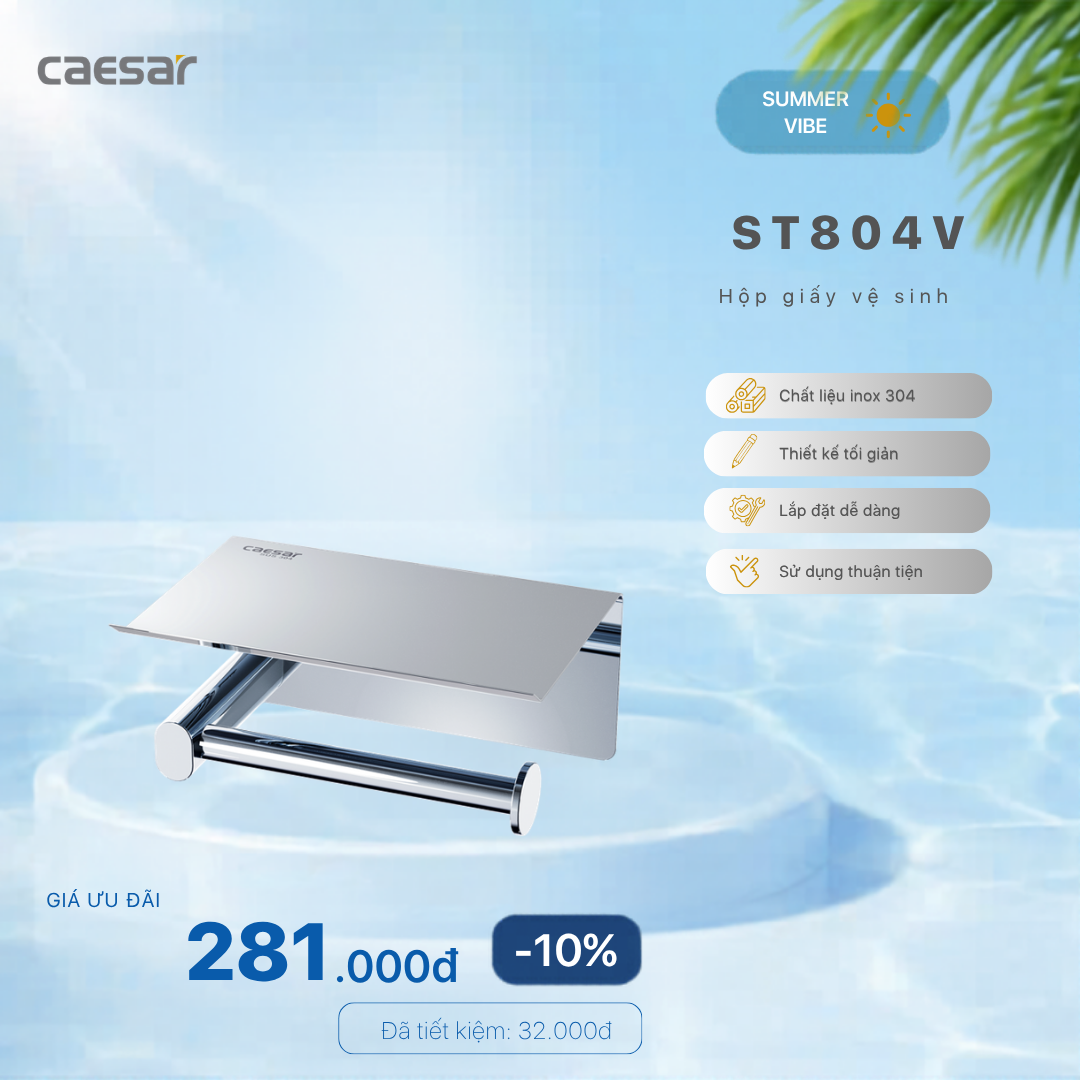  Khuyến mãi ưu đãi - Hộp giấy vệ sinh - ST804V 