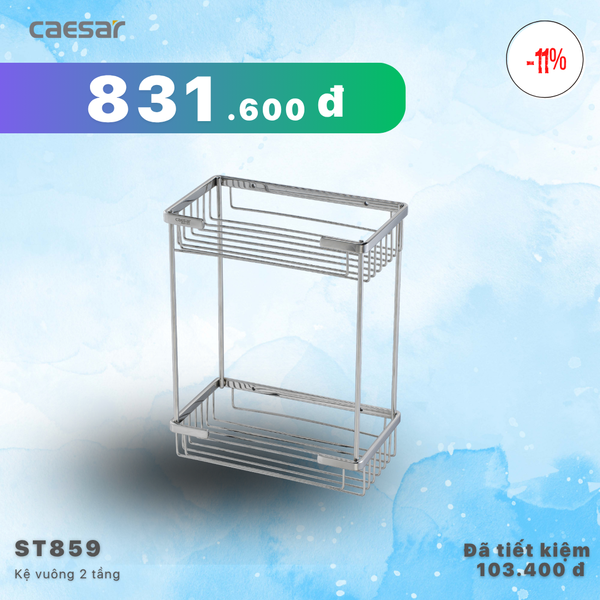 Khuyến mãi ưu đãi - Kệ Vuông 2 Tầng - ST859