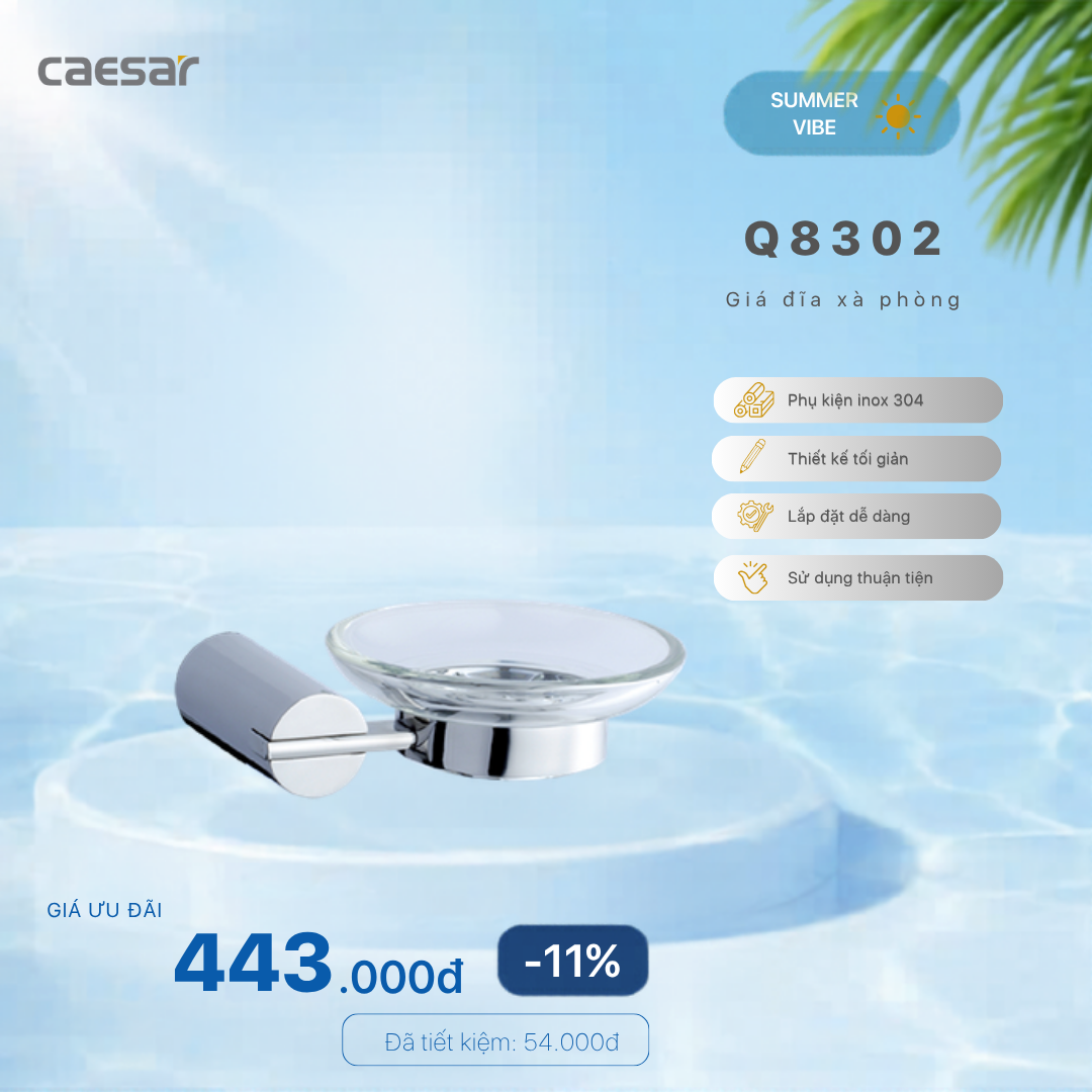  Khuyến mãi ưu đãi - Giá Để Đĩa Xà Phòng - Q8302 