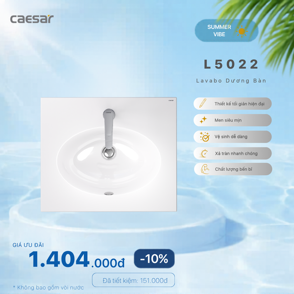 Khuyến mãi ưu đãi - Lavabo Dương Bàn L5022