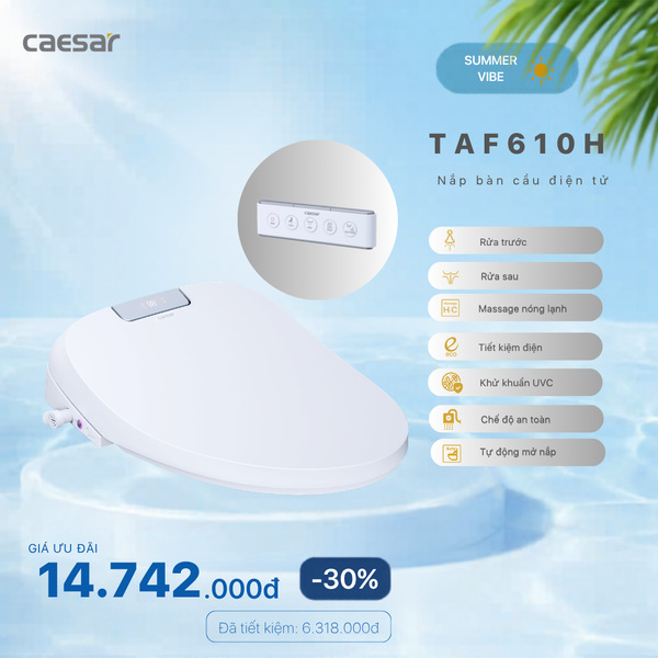 Khuyến mãi ưu đãi - Nắp Bàn Cầu Điện Tử - TAF610H