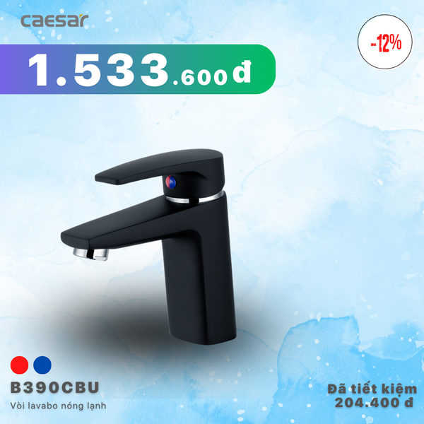 Khuyến mãi ưu đãi Vòi lavabo Nóng Lạnh - B390CBU