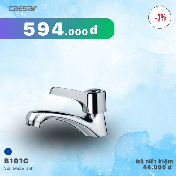  Khuyến mãi ưu đãi Vòi lavabo lạnh B101C 