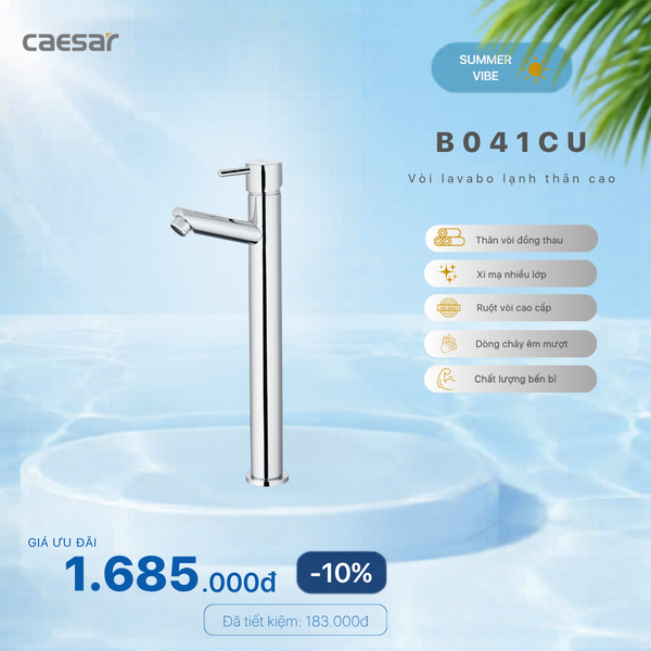 Khuyến mãi ưu đãi Vòi Lavabo Lạnh - B041CU