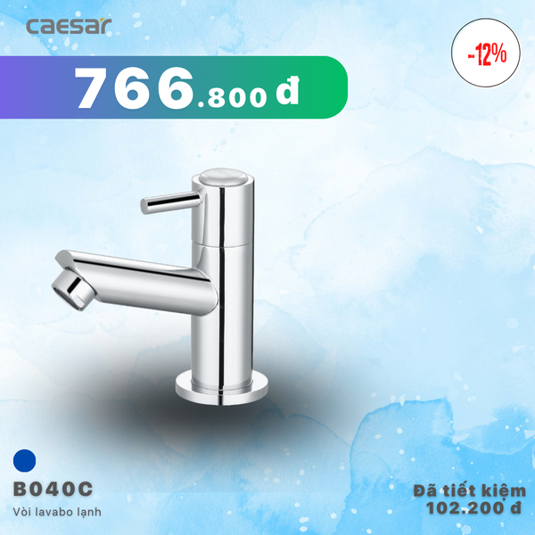 Khuyến mãi ưu đãi Vòi Lavabo Lạnh - B040C