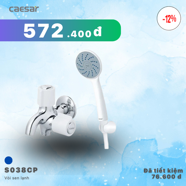 Khuyến mãi ưu đãi Vòi Sen Lạnh - S038CP