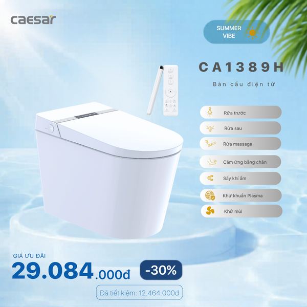 Khuyến mãi ưu đãi bàn cầu thông minh - CA1389H