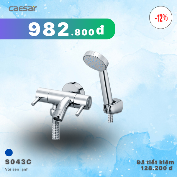 Khuyến mãi ưu đãi Vòi Sen Lạnh - S043C
