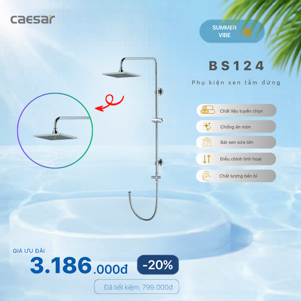 Khuyến mãi ưu đãi Phụ kiện sen tắm đứng - BS124