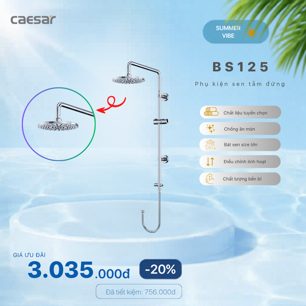  Khuyến mãi ưu đãi Phụ Kiện Sen Tắm Đứng - BS125 