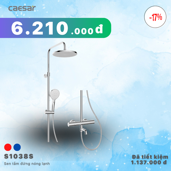  Khuyến mãi ưu đãi - Sen tắm đứng nóng lạnh- S1038S 