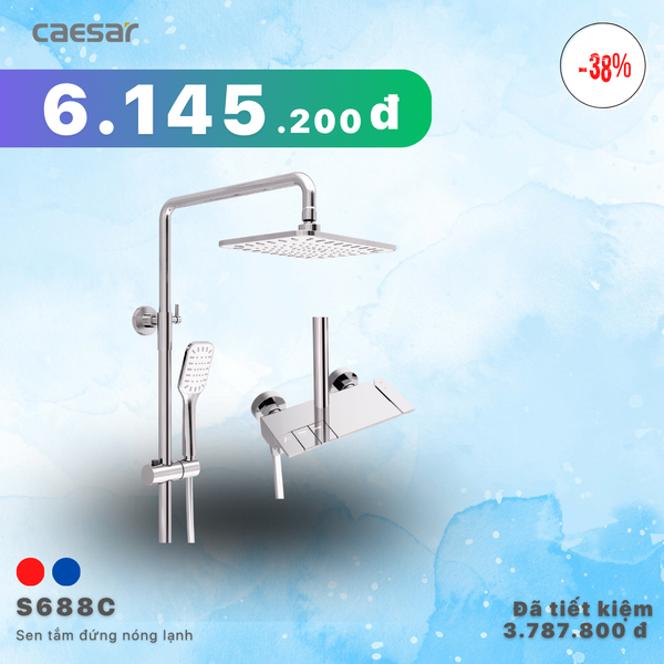  Khuyến mãi ưu đãi -Sen tắm đứng nóng lạnh - S688C 