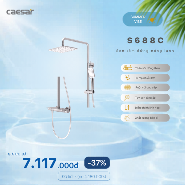 Khuyến mãi ưu đãi -Sen tắm đứng nóng lạnh - S688C