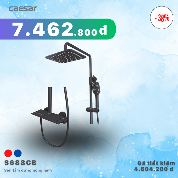  Khuyến mãi ưu đãi - Sen tắm đứng nóng lạnh - S688CB 