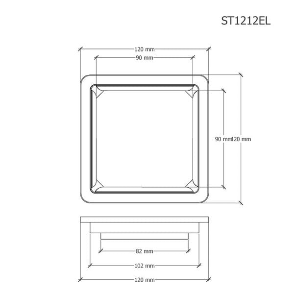  Phễu thoát sàn - ST1212EL 