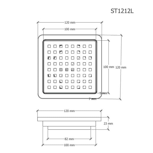  Phễu Thoát Sàn - ST1212L 