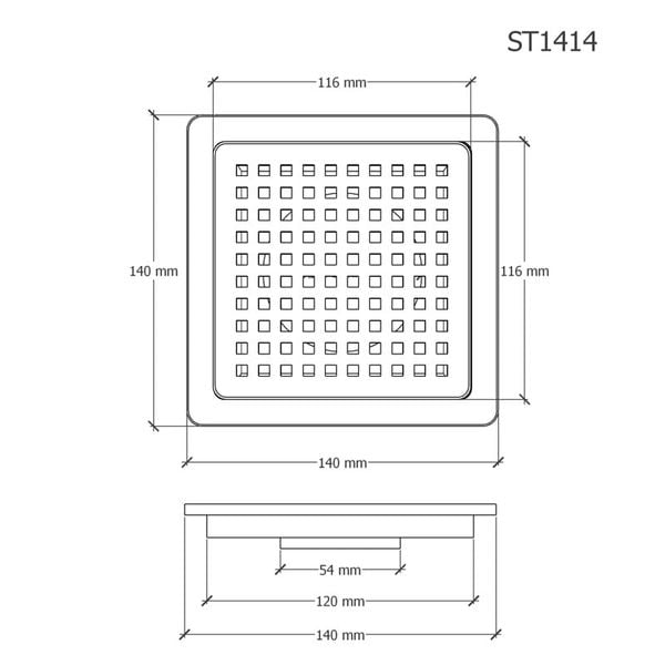  Phễu Thoát Sàn - ST1414 