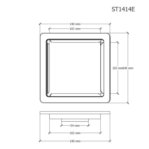  Phễu thoát sàn - ST1414E 
