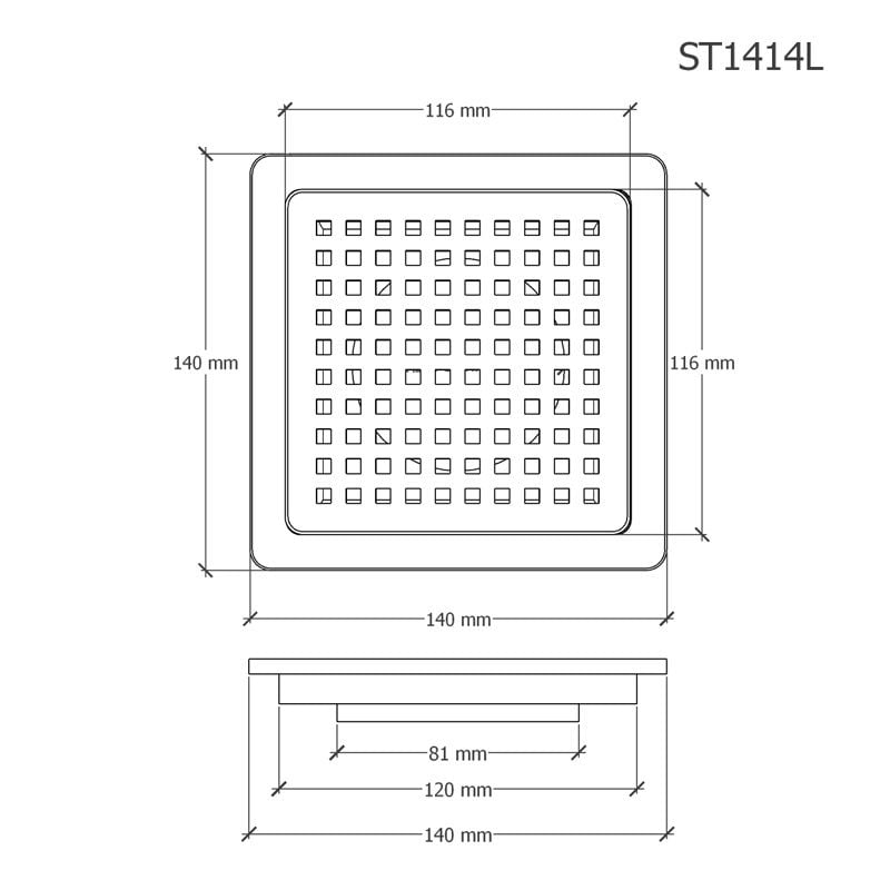  Phễu Thoát Sàn - ST1414L 